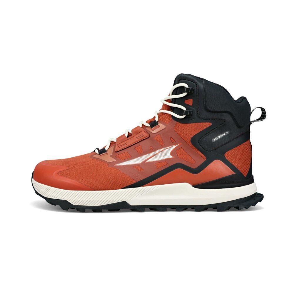 ALTRA Men's Lone Peak All-WTHR Mid 2 Trail Running Shoe, Dark Clay, 10